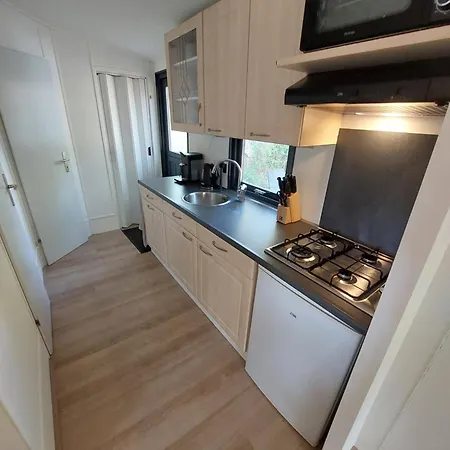 In 'boshuisje Dennenrust' Alpehytte Hattemerbroek