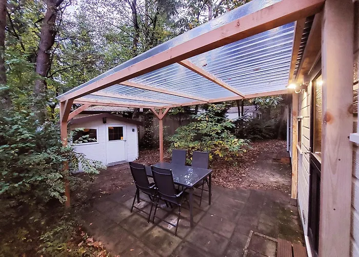 In 'boshuisje Dennenrust'